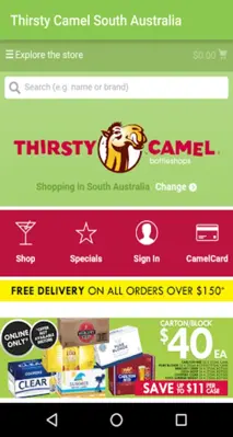 Thirsty Camel SA android App screenshot 3